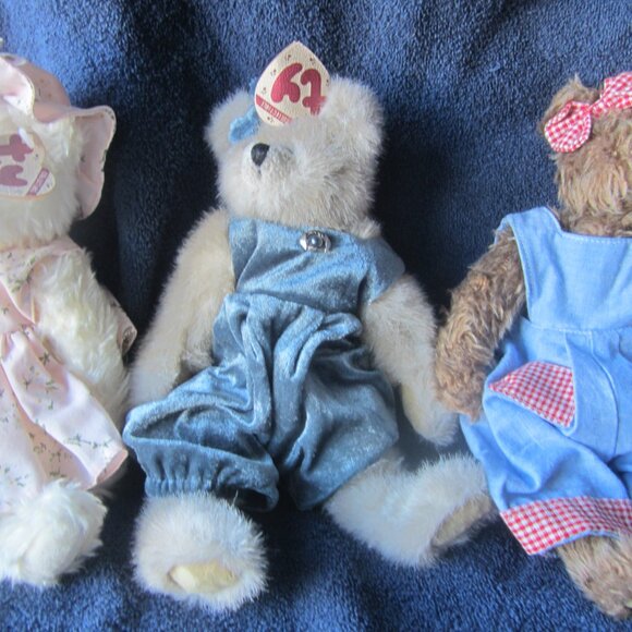 VTG TY LARGER BEARS, WITH TAGS SET OF 4 - Picture 4 of 16